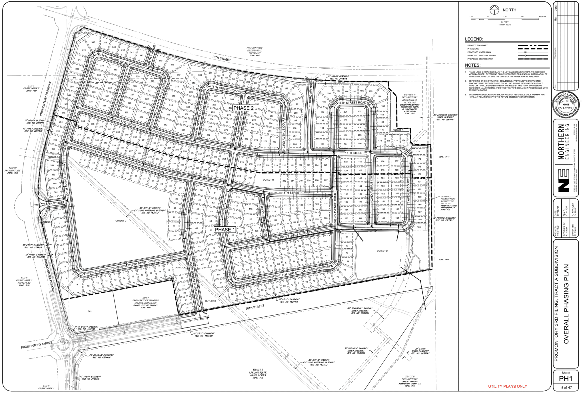 Promontory, third filing Project Photo