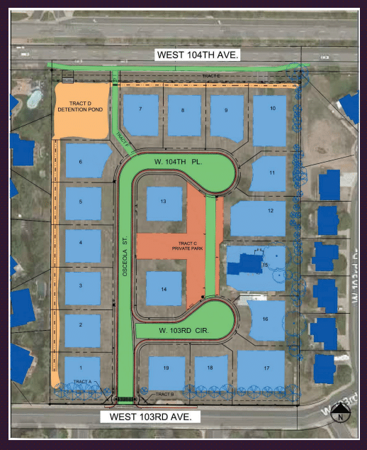 Custom-home community planned on West 104th Avenue in Westminster