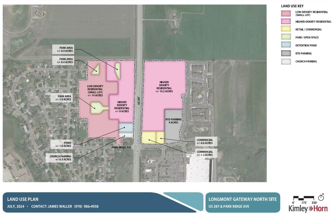 map of Longmont Gateway North