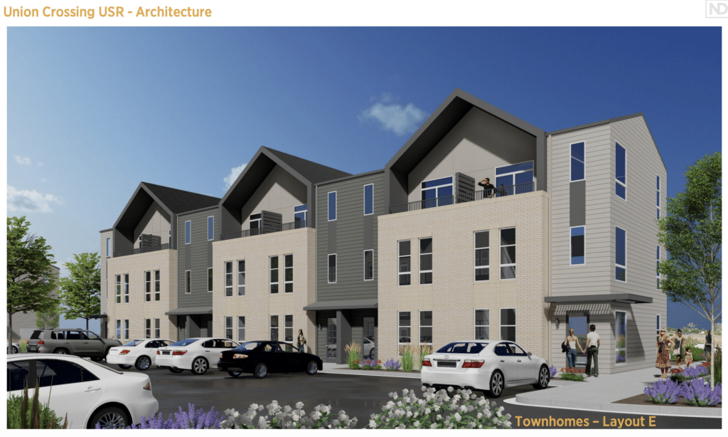 Union Crossing Townhomes rendering