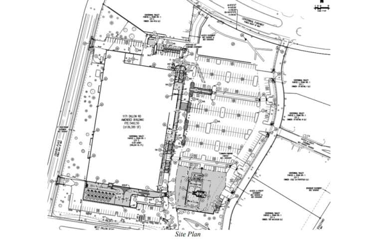 Site plan for King Soopers in Louisville.