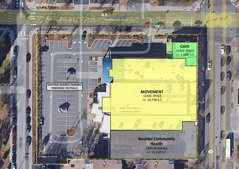 Map showing Movement location in former Alfalfa's building.