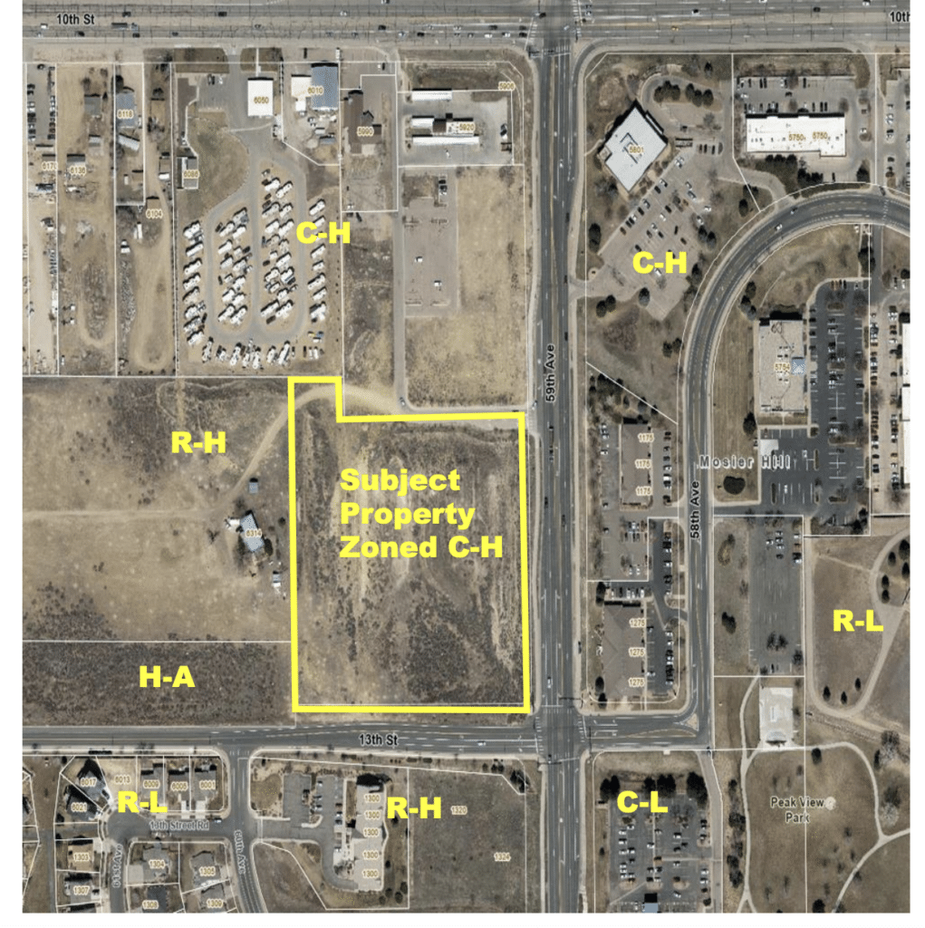 Shops at Sunset Ridge map.