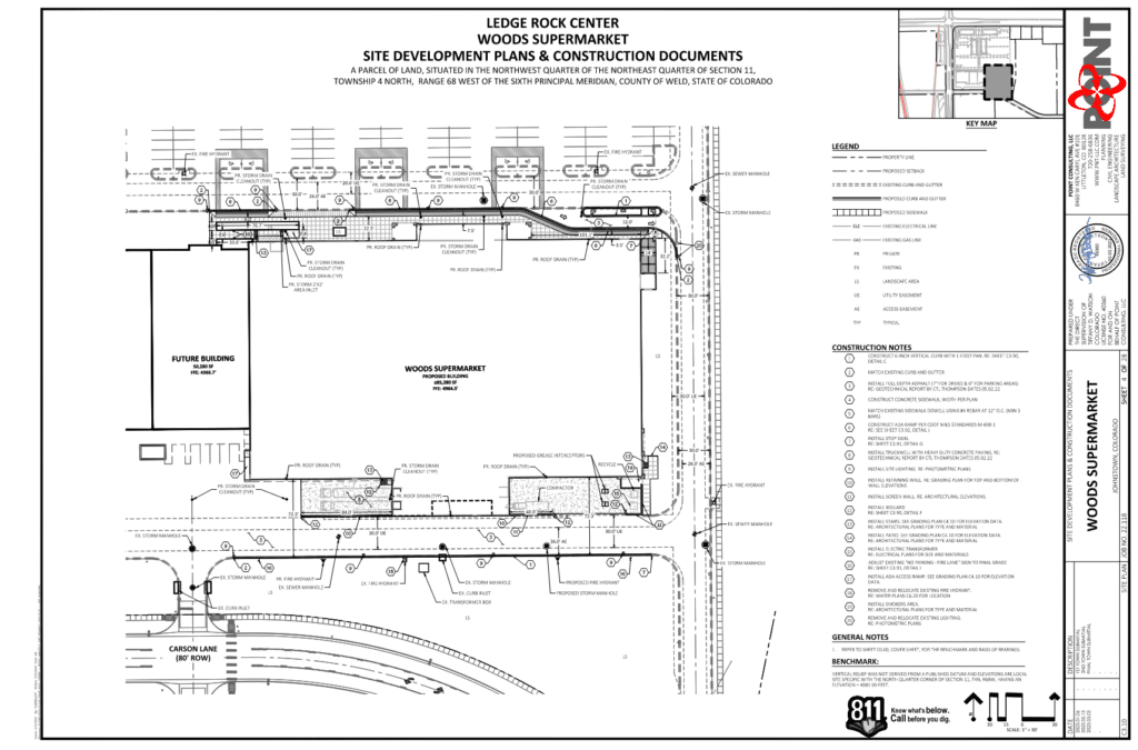 project plans for Woods Supermarket