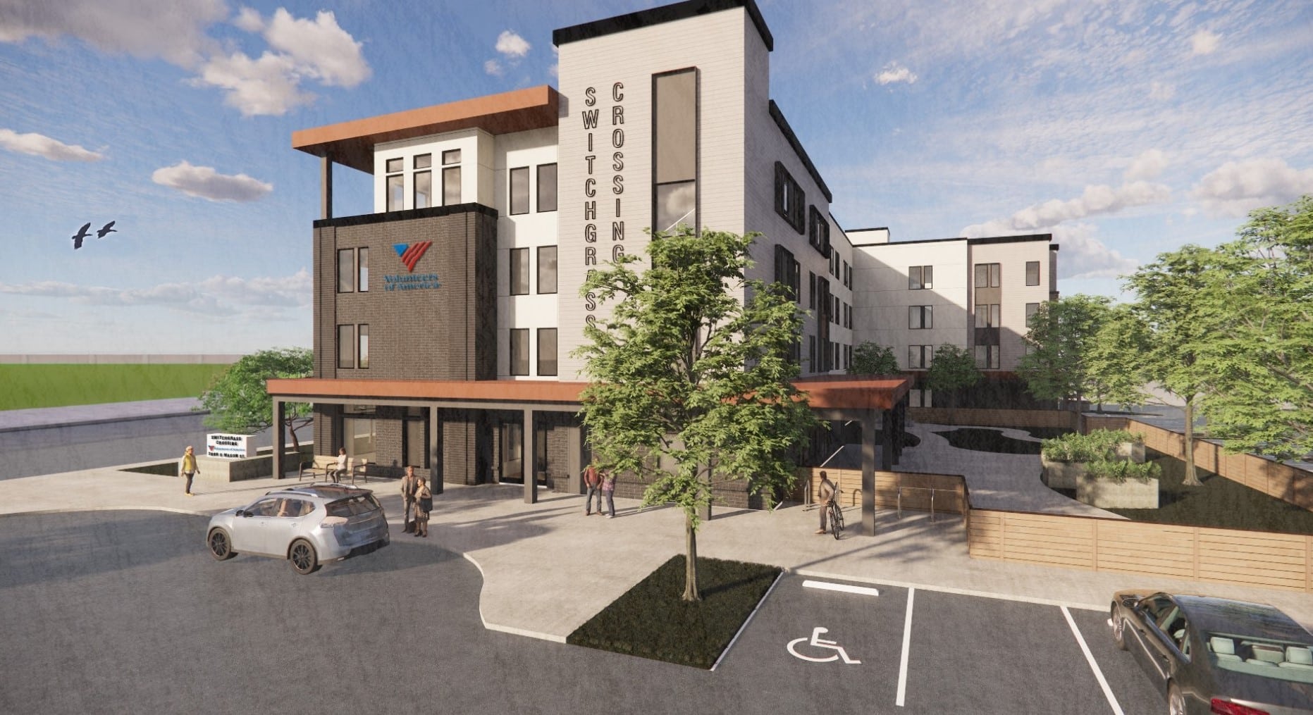 Switchgrass Crossing rendering.