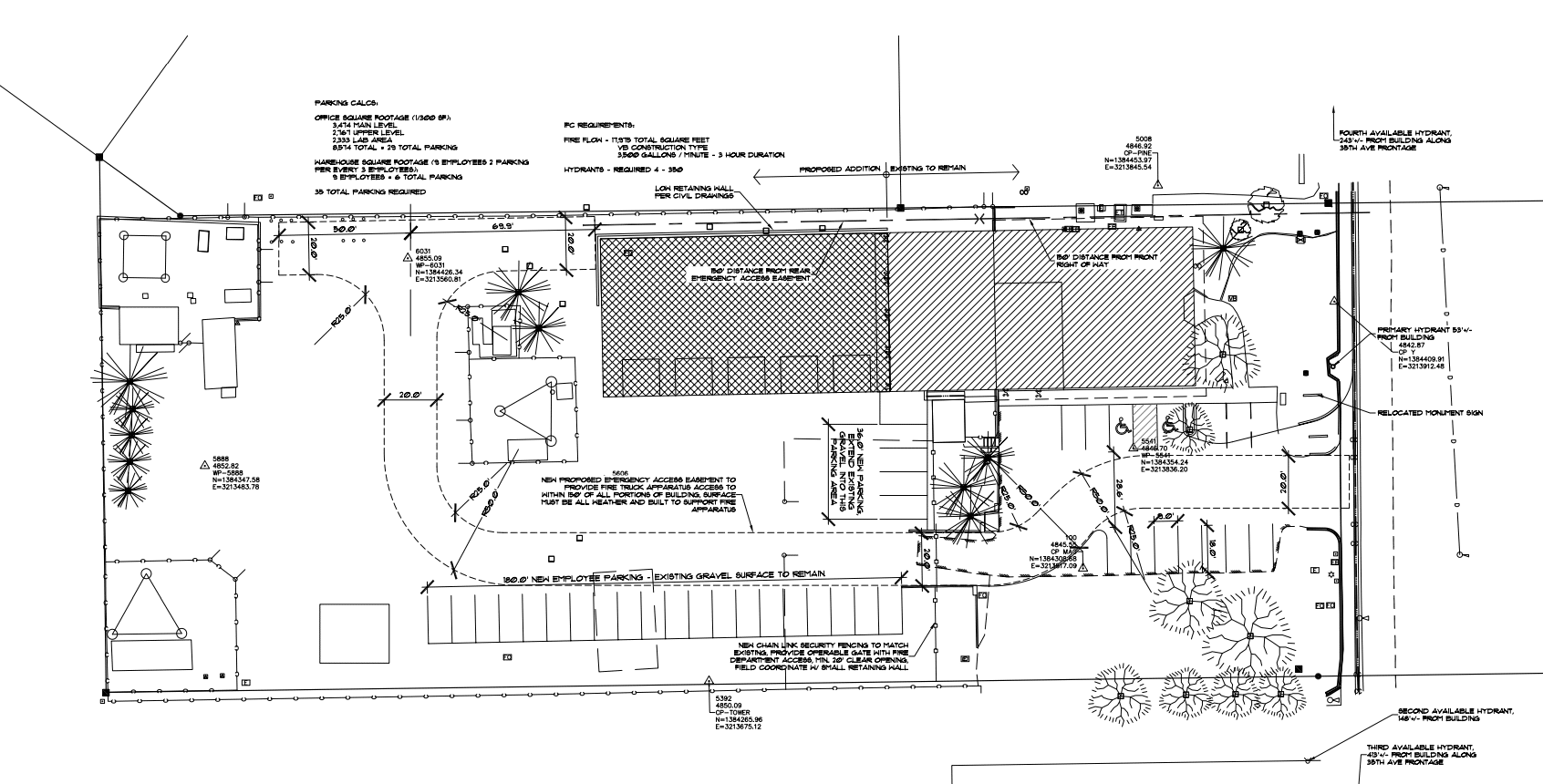 SPL Labs site plan.