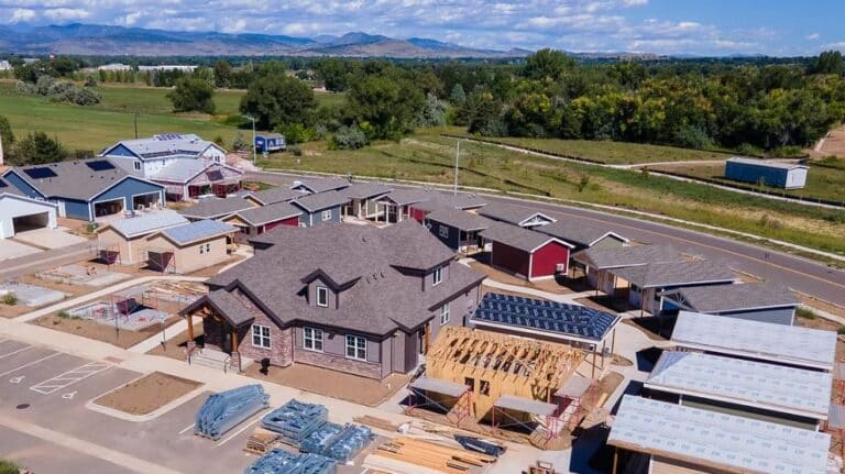 Veterans Community Project recently built 26 tiny homes at 3095 Mountain Brook Drive in Longmont.