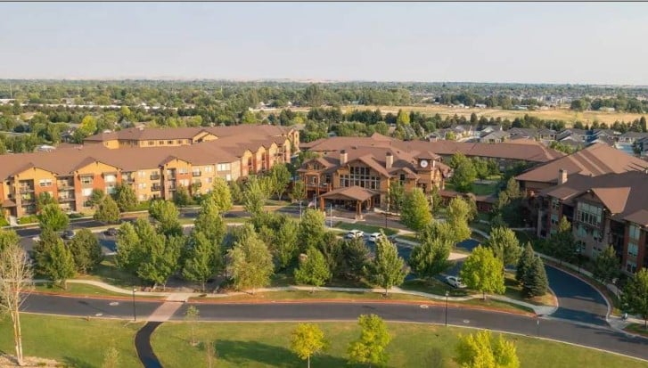 An architect’s rendering depicts Touchmark’s senior complex in Fort Collins.