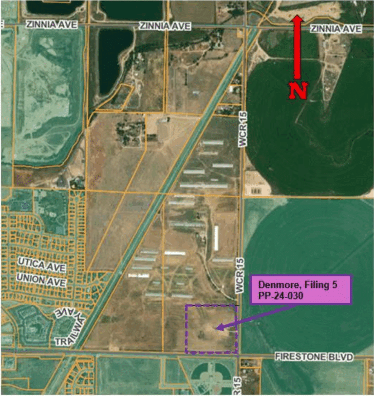 Denmore map