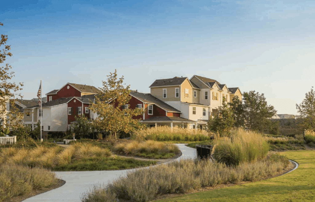 artist rendering of Erie Spring Hill neighborhood