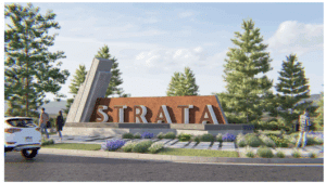 Strata entry sign