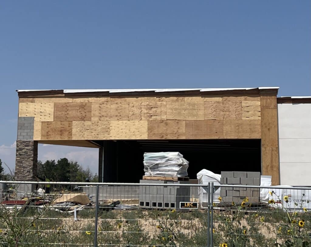 AutoZone under construction in Greeley.