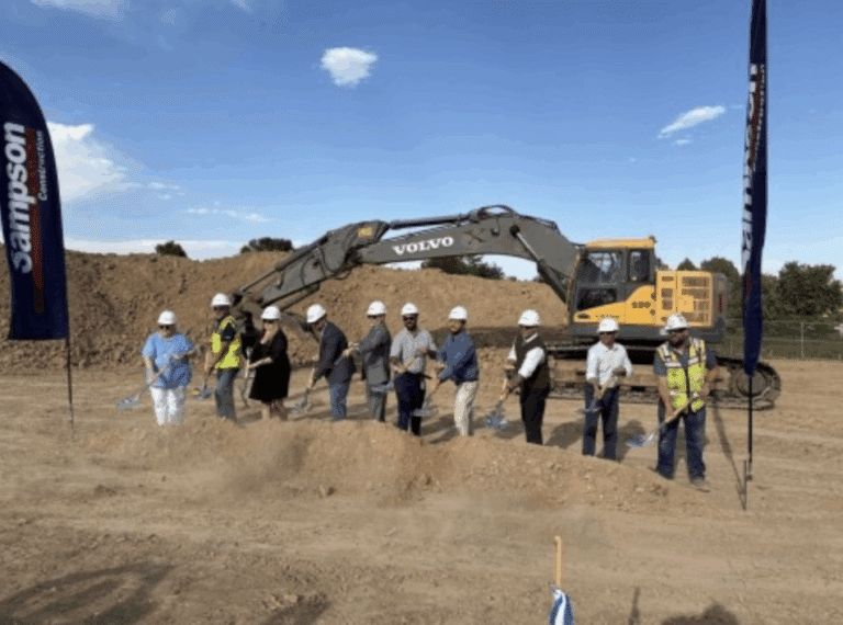 Johnstown officials recently held a groundbreaking for the town’s new development services building at the northeast corner of Centennial Drive and Castle Pines Avenue.