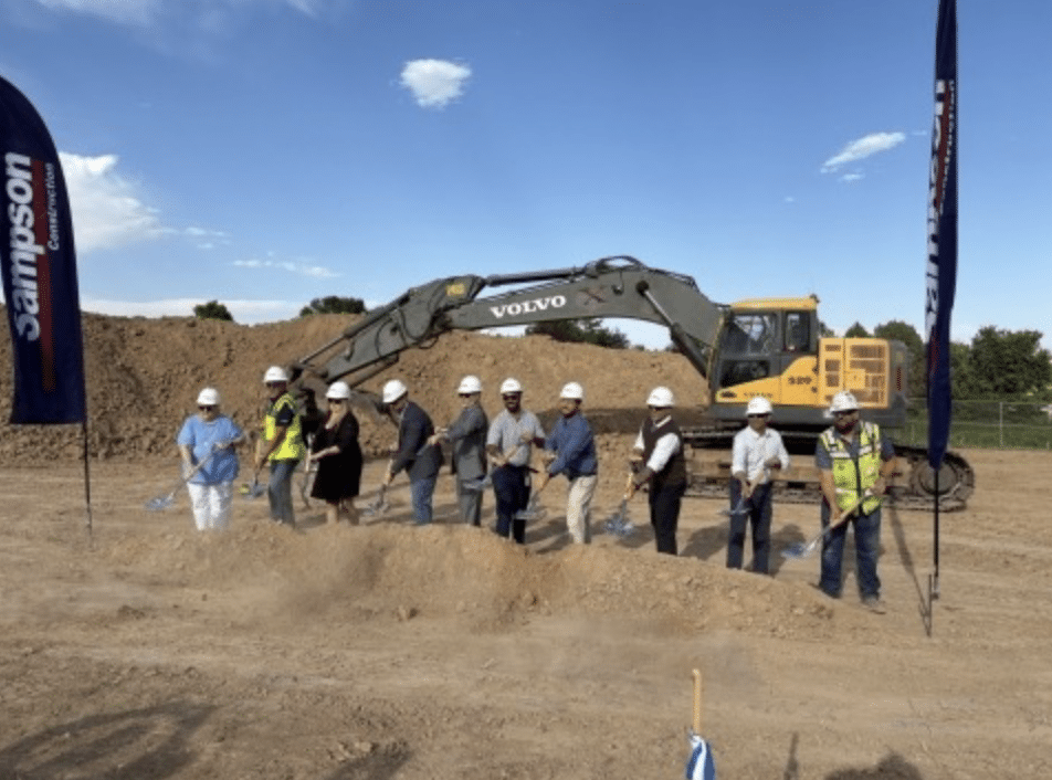 Johnstown officials recently held a groundbreaking for the town’s new development services building at the northeast corner of Centennial Drive and Castle Pines Avenue.