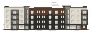 artist rendering of Prospect Ridge Multifamily building