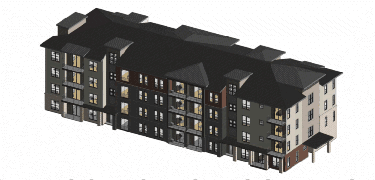 artist rendering of Prospect Ridge Multifamily