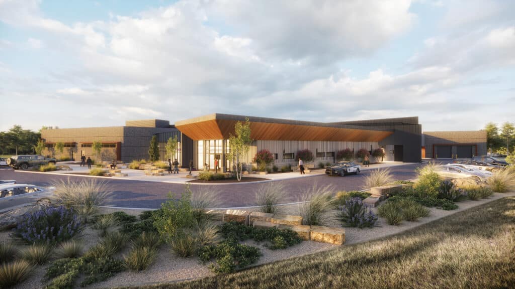A new $35 million police station will be built at 3819 Saint Vrain St. directly south of the existing city building.