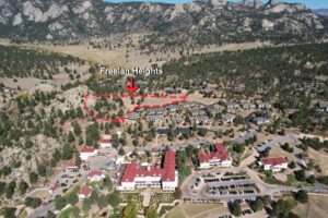 Aerial view of Freelan Heights