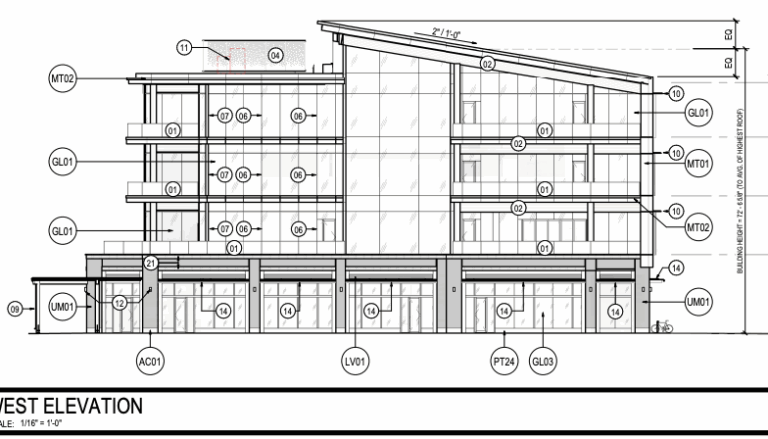 Architectural rendering of HP headquarters building in Loveland