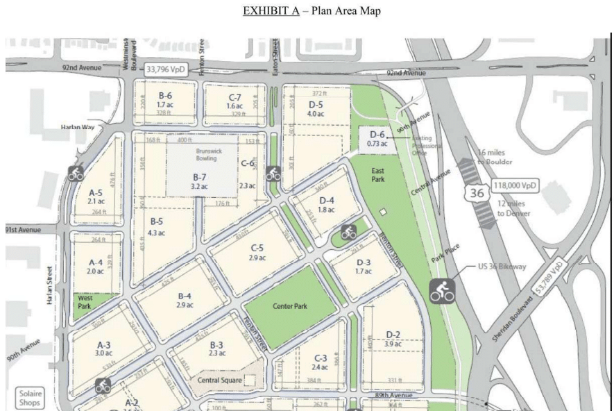 Blossoms Commons is planned for downtown Westminster's Lot 2, Block C-6.
