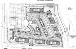 site plan for The Element at Northridge Trails