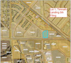 vicinity map for Timnath Lakes gas station