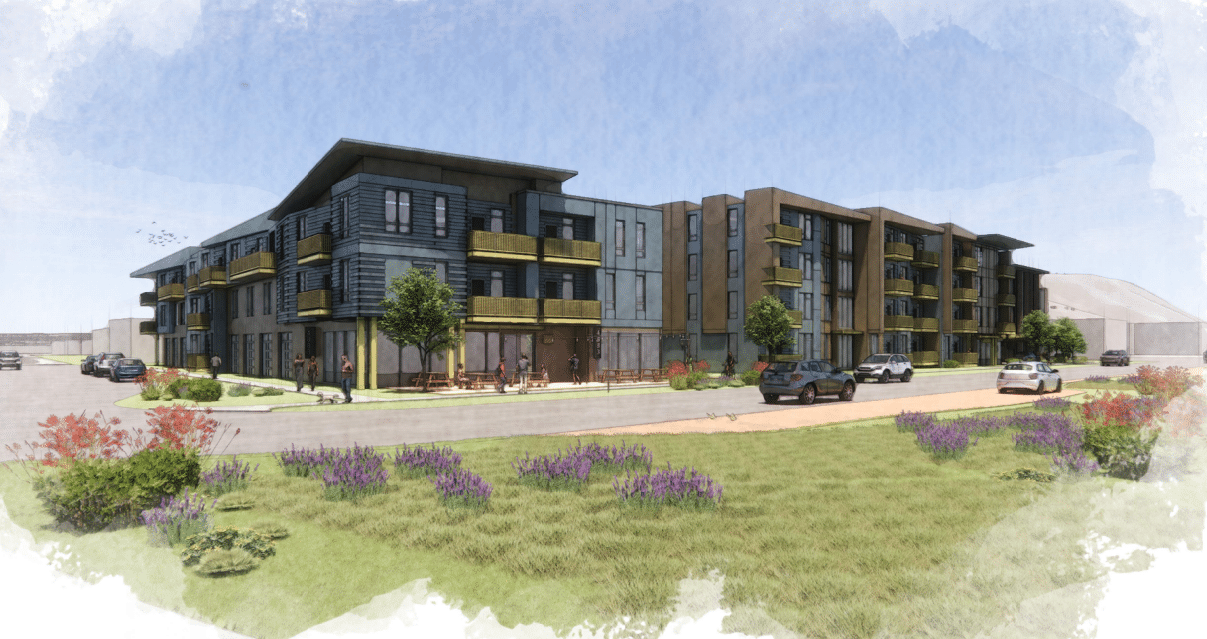 Plans for Boulder Storage @ 49th and Pearl call for 281 apartments across five residential buildings and a new 85,000-square-foot storage building. Source: Boulder planning documents.