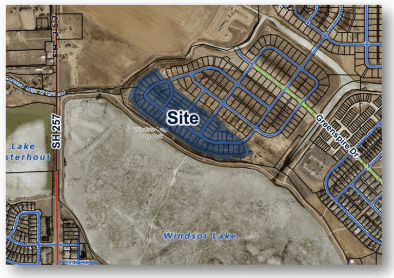 Greenspire 7th filing site map