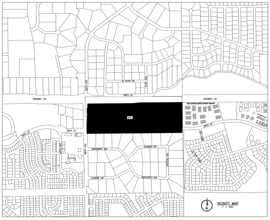 site map for Rock Ridge Apartments in Greeley