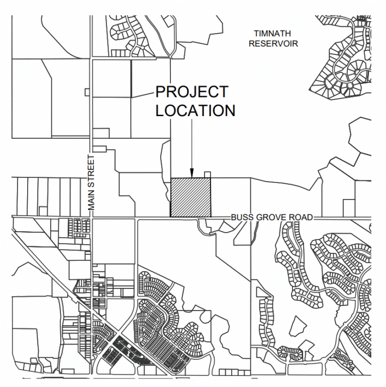 Location map for Whitewing at Timnath Manor