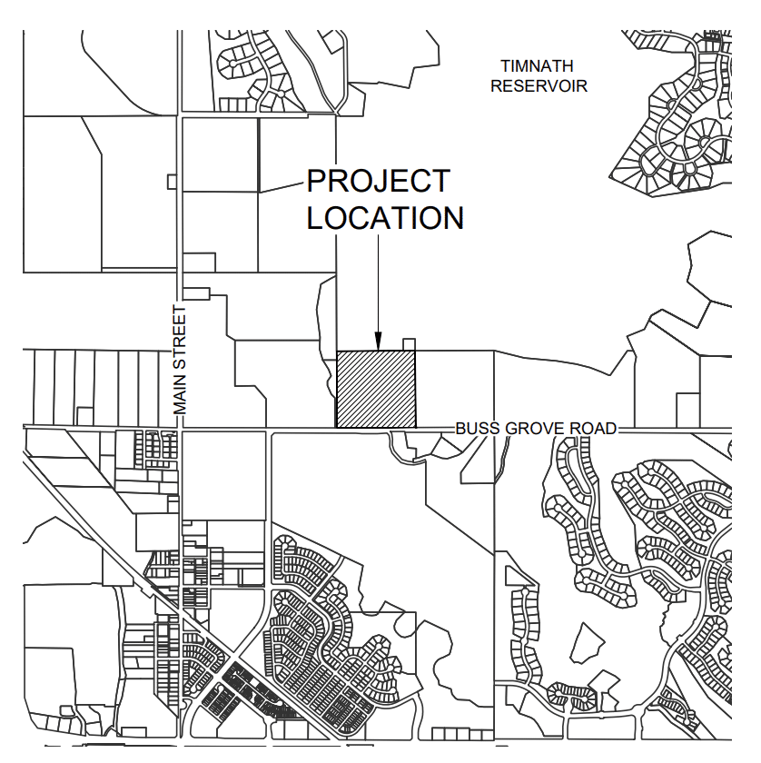 Location map for Whitewing at Timnath Manor