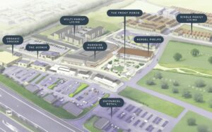 A rendering shows a preliminary concept plan for the first phase of Avenue South.