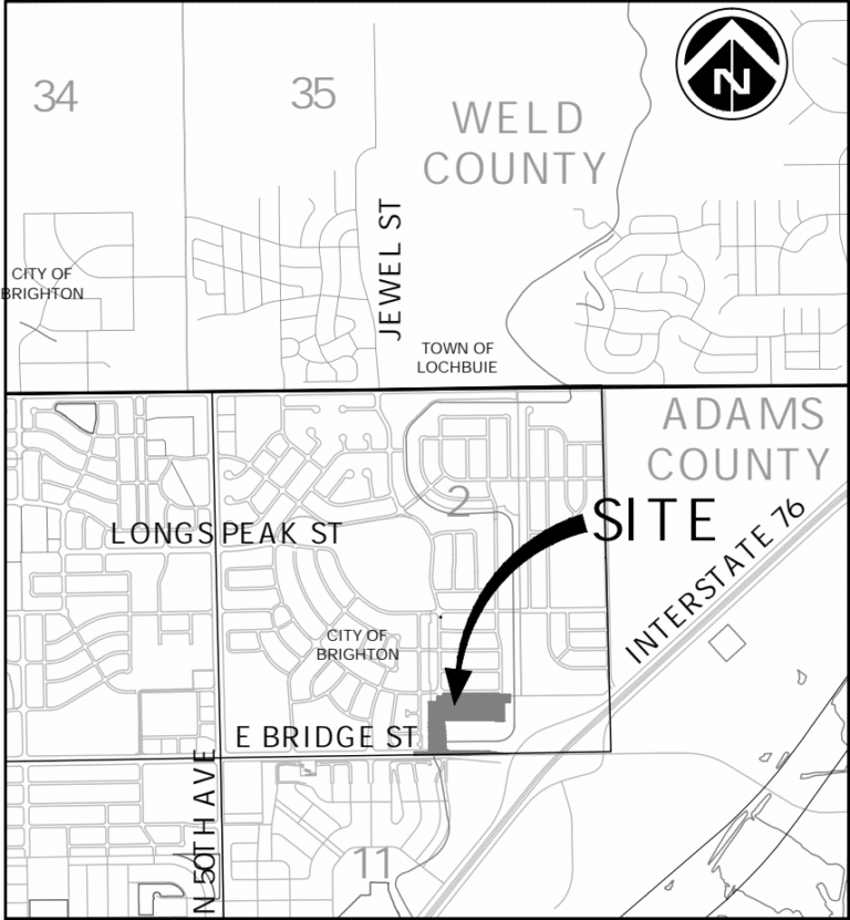 This is the location of the Brighton Crossings No. 9 development, which will include 60 single-family homes.