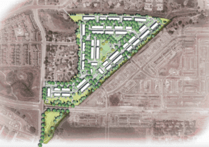 site map of Enclave at Redwood in Fort Collins