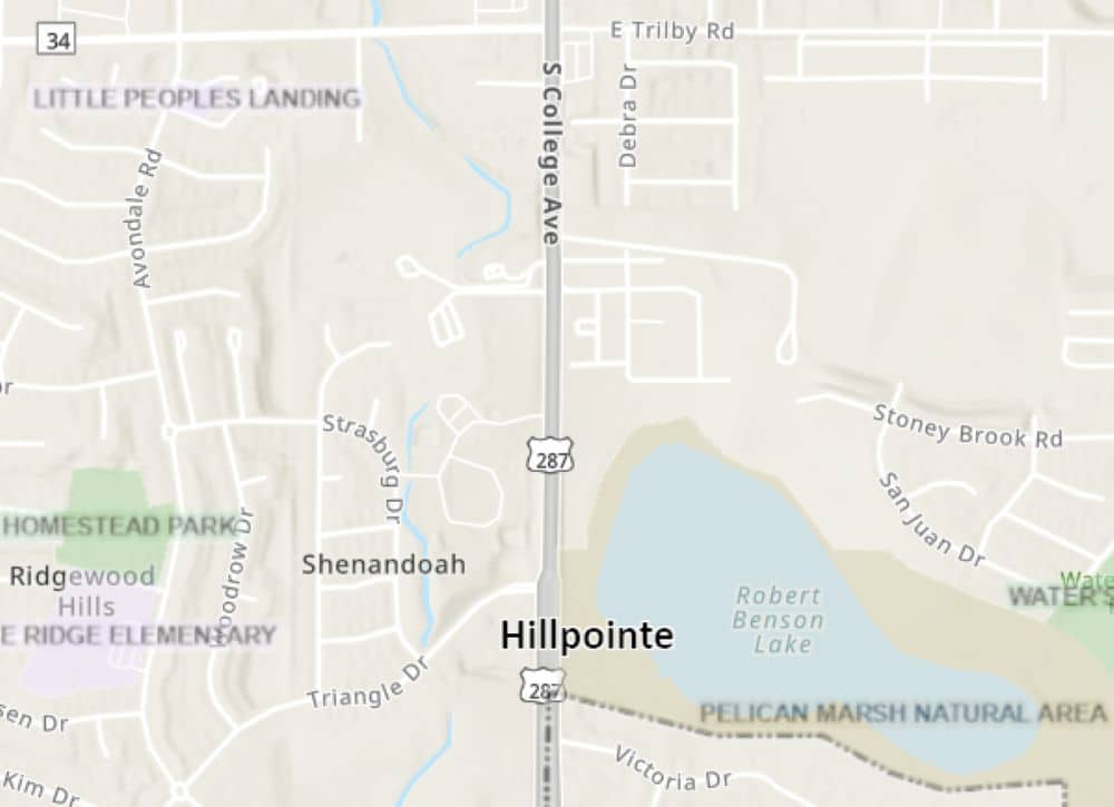 Hillpointe map