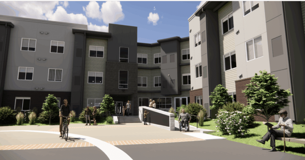 Artist rendering of Village on Eastbrook