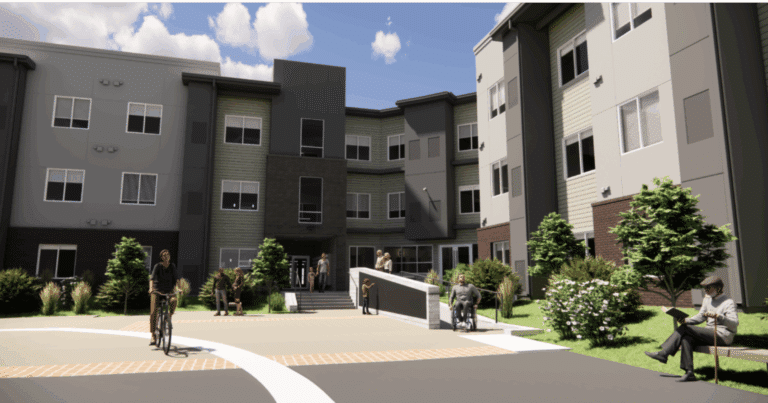 Artist rendering of Village on Eastbrook