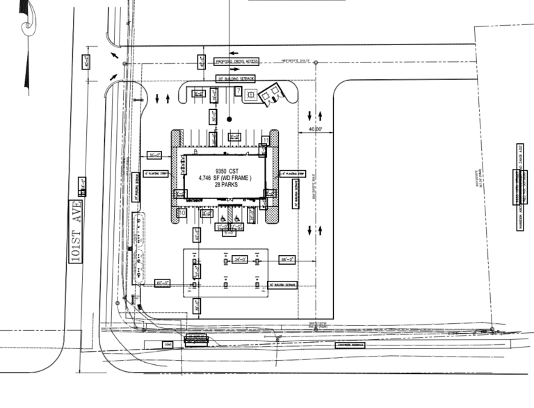7-Eleven site plan.