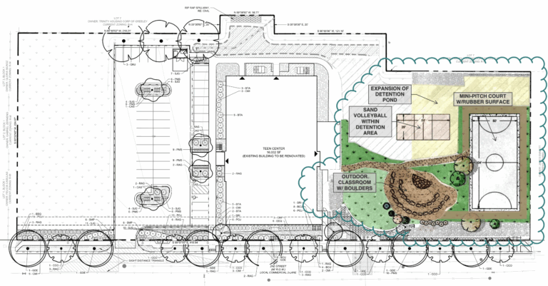 Greeley Teen Center site plan