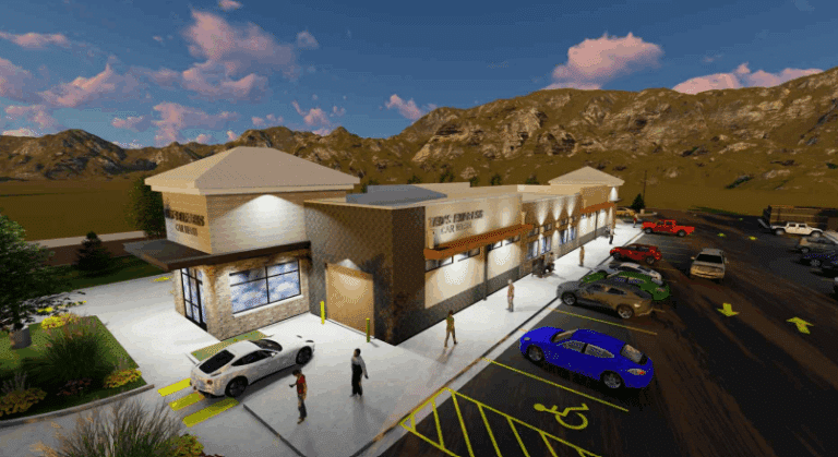 Ted's Car Wash rendering.