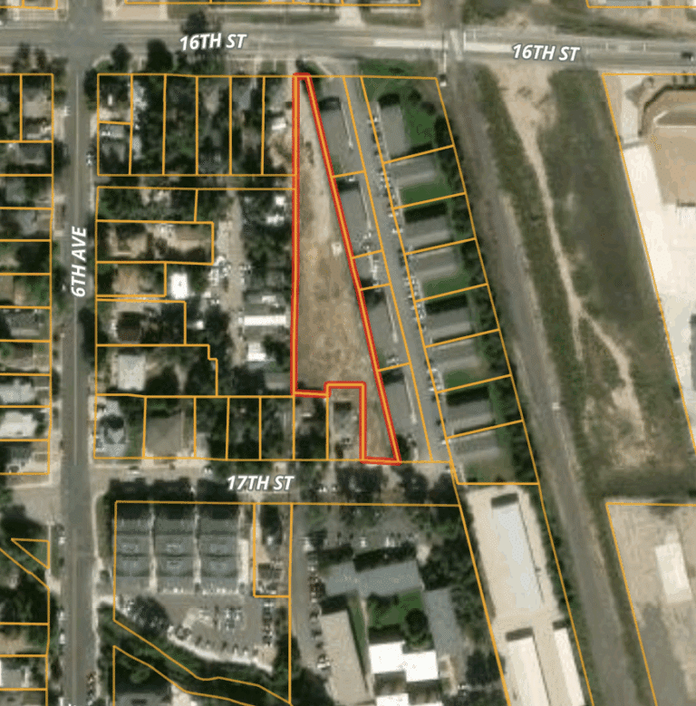 Greeley tiny-home project map