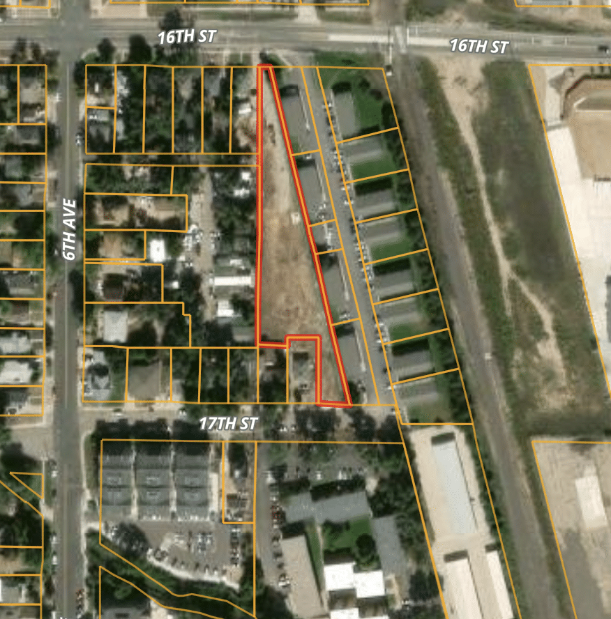 Greeley tiny-home project map