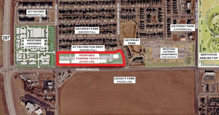 A map shows the location of the proposed Tundra Flats project.