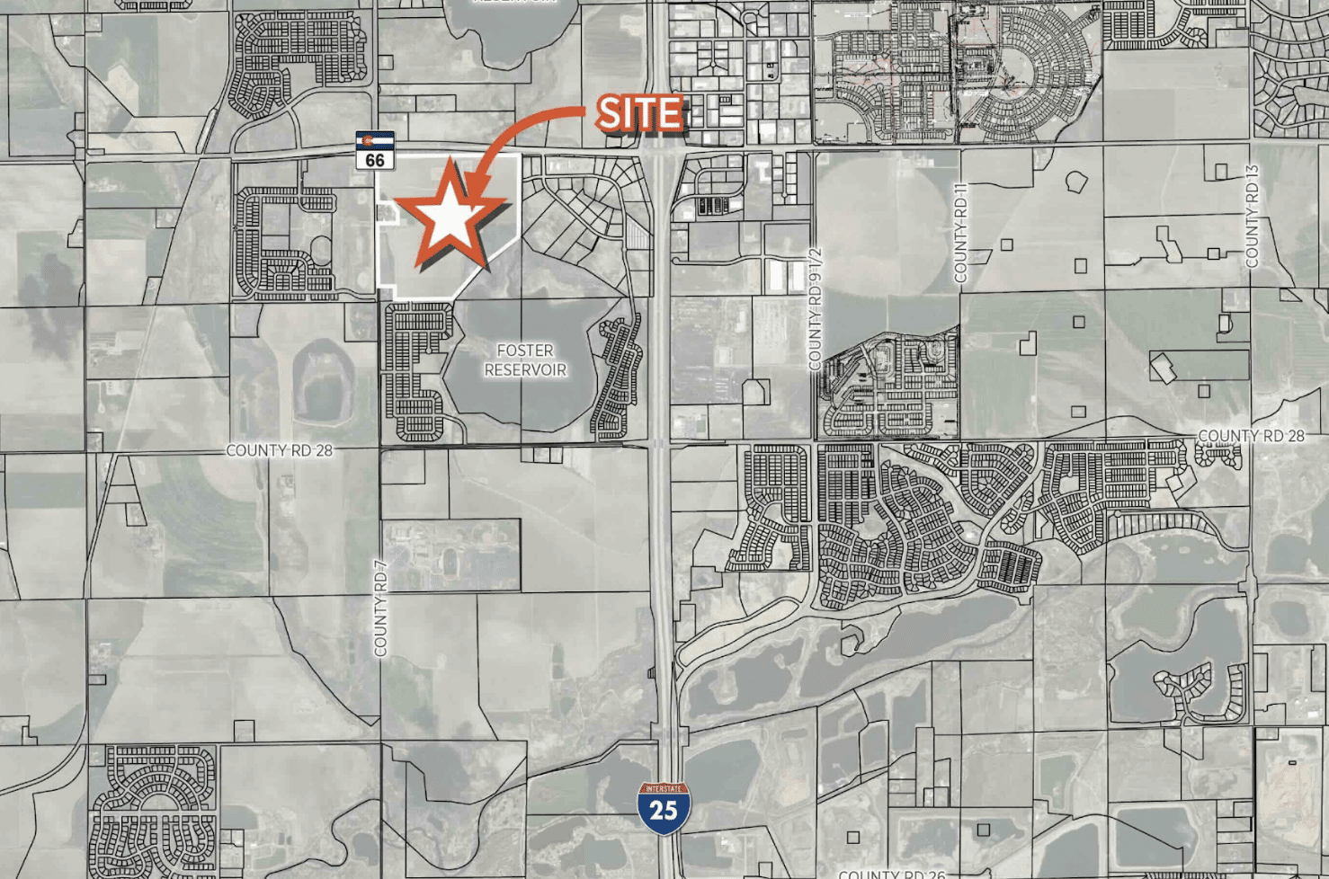 A map shows the location of the planned Ariet’s Grove development.