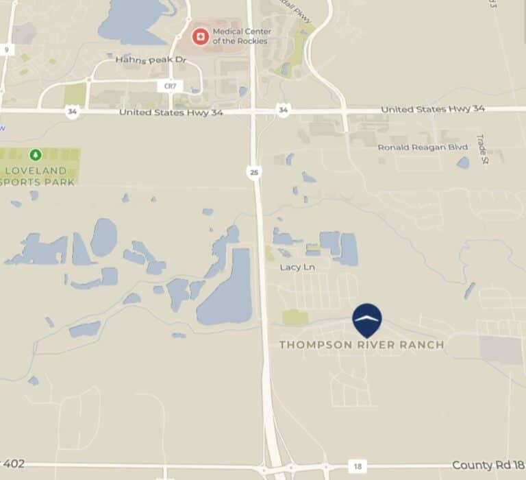 A map shows the location of Thompson River Ranch.