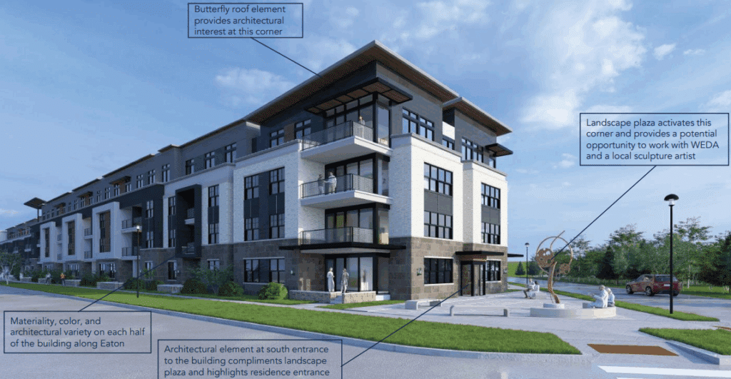An artist’s rendering of the planned Greystar community at 92nd Avenue and Eaton Street in Westminster.