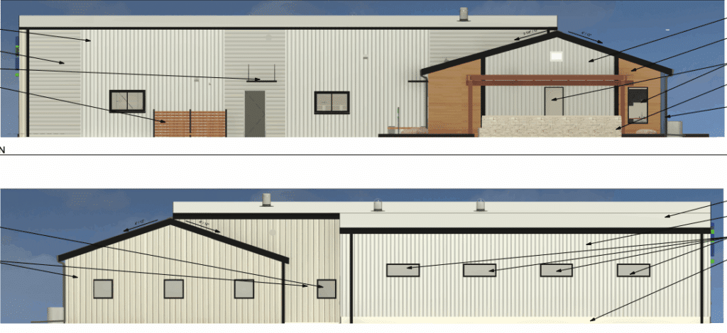 color renderings of planned addition to Loveland Products in Greeley
