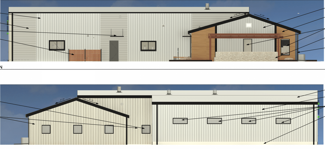color renderings of planned addition to Loveland Products in Greeley