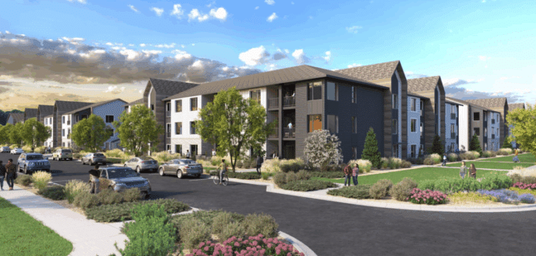An artist’s rendering of the Prose apartments in Westminster.
