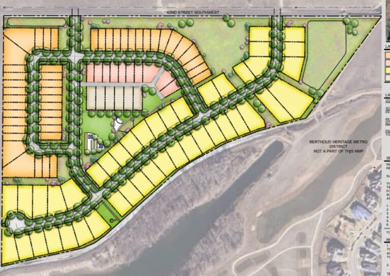 Heron Lakes site plan